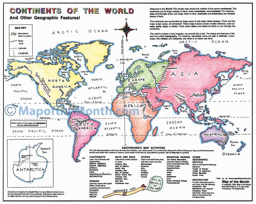 Continent, Definition, Map, & Facts