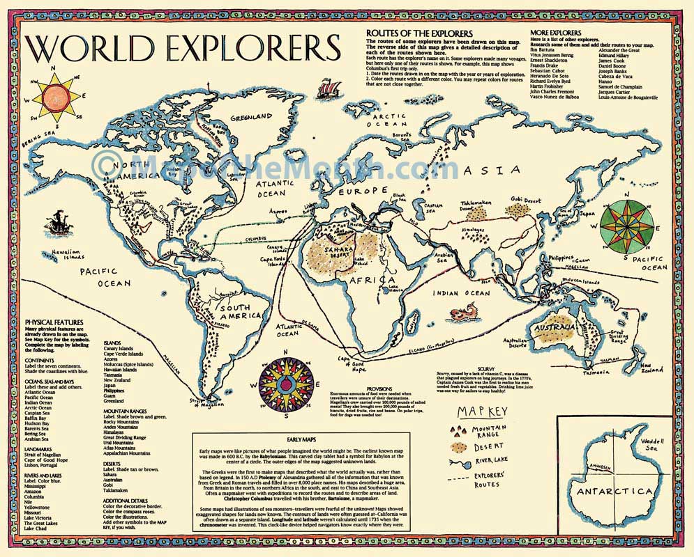 New World Explorer Project: Social Studies Exploration Research