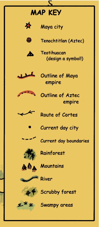 Aztec Map Key