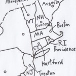 Map with Abbreviations