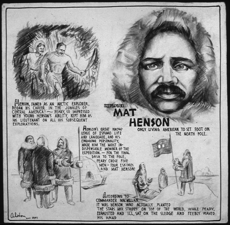 Black History Hero Henson at the North Pole Maps for the Classroom