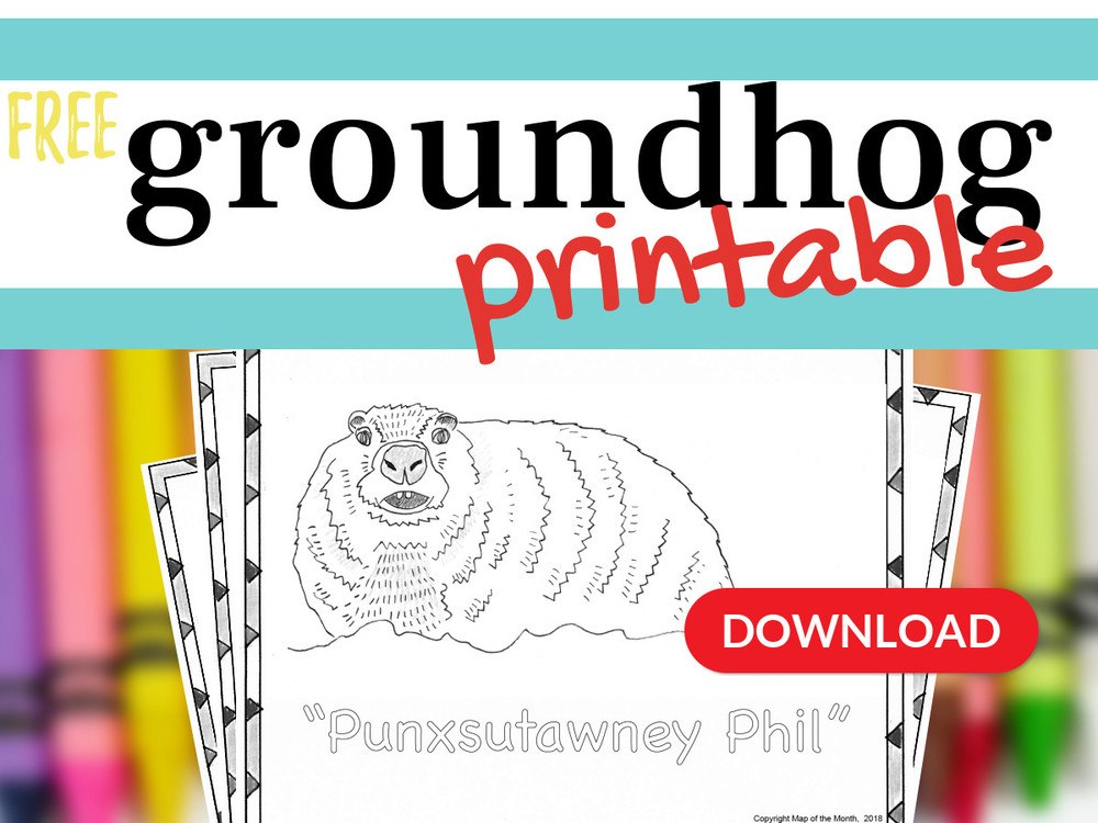 free groundhog day printable