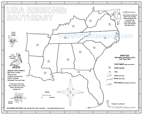 USA Regions: Southeast