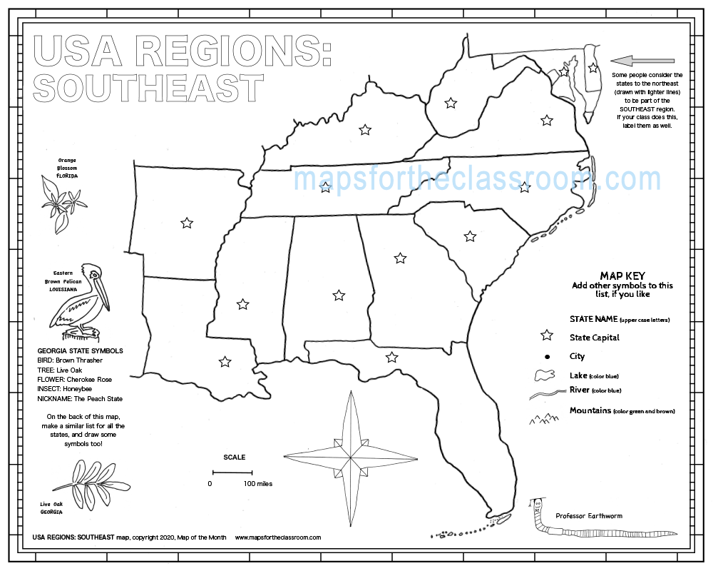 USA Regions: Southeast